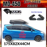 ROOFBOX TAKA MD-450 EXPLORER SERIES {XXL SIZE} CARGO ROOFBOX [GLOSSY BLACK]