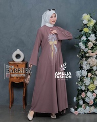 Gamis Abaya Sabrina Bordir Ori Amelia Fashion