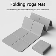 Lightweight folding yoga mat,essential for travel and fitness,non slip,suitable for both home and ou
