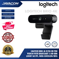 Logitech Brio 4K Ultra HD Pro Webcam with RightLight 3 and HDR (1080P/60 FPS, Noise-Cancelling Mics,