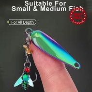 Micro Fly Lure Set Flying Bait Hooks Stream Shallow Bionic Bait Fishing Lure Fly Water Kit F2b4