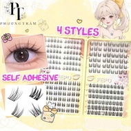 READY GLUE FEPO False Eyelashes Box mixed cluster eyelashes 4 eyelash shapes without glue can be reu