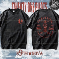 24h Shipping N9THNOVA 21 Pilots Symbol Graphic Oversized Vintage Streetwear Tee 9