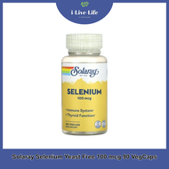 ซีลีเนียม Selenium Yeast-Free 200 mcg 90 VegCaps - Solaray
