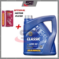MANNOL Classic Semi Synthetic 10W40 Engine Oil 4Litre Mannol 7501 Minyak Hitam Kereta Minyak Enjin O