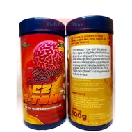 Cz19 - 2Tone Arhat fish food, 2 Tone foundation color, Bran pellets increase color Red, Yellow, Oran