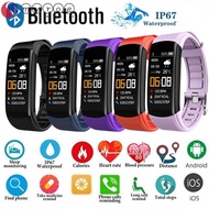 MYROE Smart Bracelet Watch, Blood Oxygen Waterproof C5S Sport Smart Watch, Fashion Heart Rate Blood Pressure Weather Display Smartwatch for Android IOS/Women Men