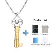 Flute Blowing Key Decompression Healing Jewelry Sound 5.30 Mindful Meditation Necklace Mouth Healing