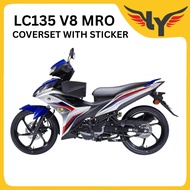 LC135 V8 COVERSET MRO COVERSET WITH STICKER LC135 FI V8 MRO ORIGINAL - BDK-F0000-00-P4 YAMAHA -