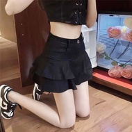 Chân Váy Nữ Vải Jean Xòe Cài Nút Thời Trang Mới Cv14