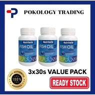 NUTRIFORTE FISH OIL DS 1200mg 3x30s VALUE PACK. EXP: 03/2026