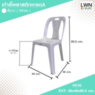 LWN Life เก้าอี้พลาสติก น้ำหนัก2.2kg งานมาตรฐานราชการ หนา รับน้่ำหนักได้มากกว่า 120 กิโล เก้าอี้งานว