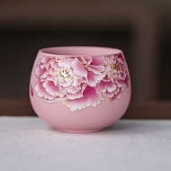 Golden Duanmu Teacup Purple Clay Arhat Cup Master Cup Single Cup Purple Clay Tea Set Purple Clay Pin