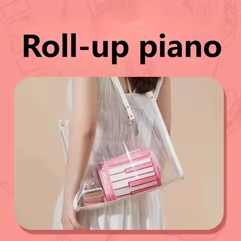 88-key Roll-up Piano Portable Soft Electronic Folding Keyboard Professional Home Practice Self-study