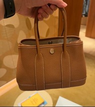 Sold ~Hermes  Mini garden party 金棕色
