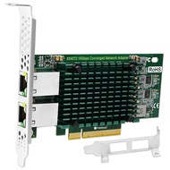 PCIE X8 Interface to 2X 10Gbps RJ45 Ports Network Adapter, Intel X540-AT2 Ethernet Controller, 2X 10