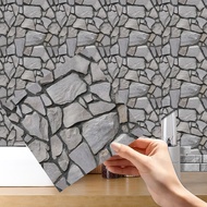 Tấm Ốp Ốp ốp lát bằng nhựa PVC tấm Ốp trang trí tường 10/20 tấm ốp gạch 3D 30x30cm miếng dán trang t