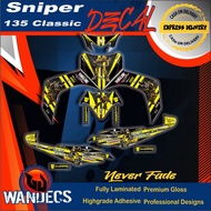 Sniper Classic 135 Motorcycle decals