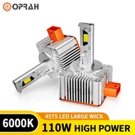 OPRAH 2pcs 110W Super Bright LED Headlight D1S D2S D3S D4S D5S D8S Car Headlamp Bulb HID Xenon Repla