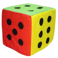 15cm Sponge Dice Bell Dice 6 inch Dice/One Piece Cloth Dice Safe Dice Foam Dice Plush Cloth Digital 