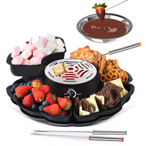 Electric S'mores Maker Tabletop Indoor Smores Kit with Trays for Graham Crackers Chocolate and Marsh