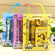 YH1246PCS Children Stationery Set Pencil Eraser Rule Wallet Goodie Bag Birthday Gift Children Day Gift