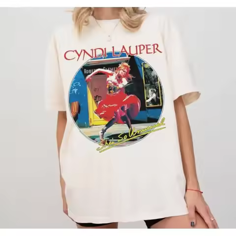 Cyndi Lauper Girl Just Wanna Have Fun Farewell Tour 2025 T Shirt