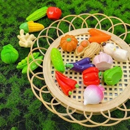 ของตกแต่งตุ๊กตาบ้าน, ผัก จำลองสมจริง, อุปกรณ์ประกอบเองขนาดจิ๋ว, ไอเท็มสำหรับเกมภูมิทัศน์จิ๋ว, เกมการ