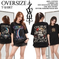 KATUN ZWOLF COLDPLAY VIVA LA VIDA OVERSIZE COMBED COTTON 20S OVERSIZED TSHIRT UNISEX