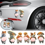 Cute Big Belly Dog Stickers Phone Case Decorative Stickers Stress Relief Funny Squeeze Stickers Toy