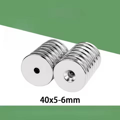 1/2/5/10/15PCS 40x5-6mm Circular Magnets 40x5-6mm for Home Refrigerators, Offices DIY 40x5-6mm
