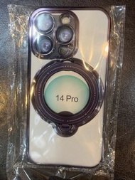 IPhone 14 Pro phone case 紫色框透明殼 100%新 買錯款