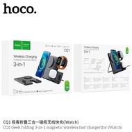 HOCO CQ1 Wireless Charger 3 in 1 Magnetic Fast Charger For IPH And Andriod Devices Smartphones, Smar