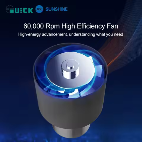 Quick TR1 1000W Portable Smart Air Gun High-Efficiency 60,000 Rpm Fan Hot Air Gun Mobile Phone Repai