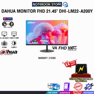 DAHUA MONITOR FHD 21.45" DHI-LM22-A200Y(VA FHD/100Hz)/ประกัน 3 Years