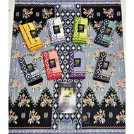Lamiri Original Type TKB Flower Motif BHS Rayon Cotton Sampin Lelaki Dewasa