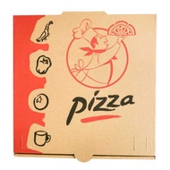 10pcs PIZZA BOX WITH PRINTING 12 INCH / PIZZA BOX PLAIN 6 INCH
