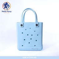 Hello Pony กระเป๋าถือ EVA กระเป๋ามีรู ทรงมินิมอล DIY มาพร้อยสายคล้องแขน มีตัวการ์ตูนติดกระเป๋า รุ่น 