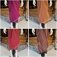 Stripe Endek Saput Without Edge Bali Traditional Clothing Sembong Batik Dhoti Pants Man Seluar Batik