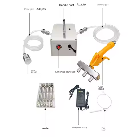 Steak Lamb Injector Electric Injection Gun Meat Pickling Machine Electric Saline Injection Pump Meat