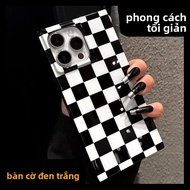 DAIMANG | Vỏ Ốp iPhone Chống Sốc Hình Ô Cờ