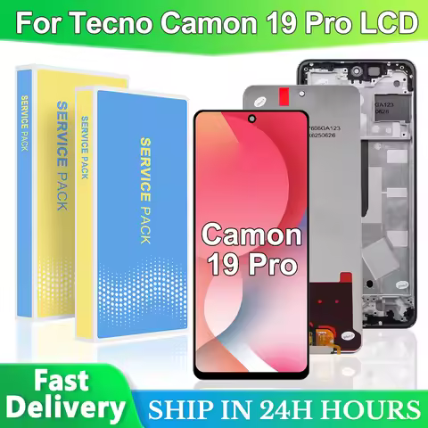 Display For Tecno Camon 19 Pro CI8n CI8 LCD Display Touch Screen Digitizer Assembly Panel Replacemen