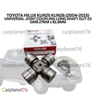 TOYOTA HILUX KUN25 KUN26 (2004-2015) UNIVERSAL JOINT COUPLING LONG SHAFT GUT-23 GMB 27MM x 81.8MM