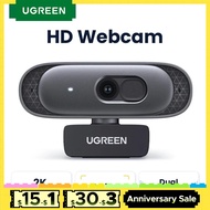 Webcam 2k Hd Mini Webcam For Laptop Computer Web Camera Dual Microphones For Youtube Zoom Video Call