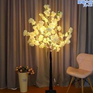 仿真櫻花樹燈氛圍燈綵燈led臥室創意主播背景裝飾床頭落地燈