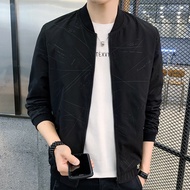 Jaket Kerja Lelaki Spring and Autumn Jackets Men's Waterproof Jacket Fashion Baseball Collar Men's T