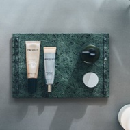 大理石 自然面把手 香氛托盤/浴室托盤/餐盤 (台灣蛇紋石)