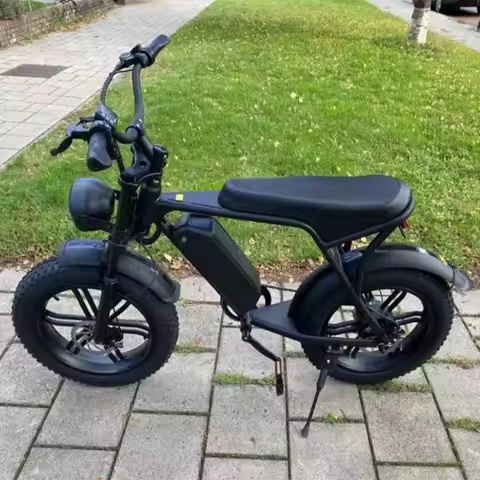 20 Inches Folding Bikes Available in EU USA 15ah Ouxi V8 Fat E-bikes for Adults 70km Range Electric 
