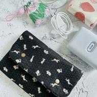 傳輸線 u盤硬盤收納整理包 充電線 手拿包 內包分隔 拉鏈袋 可定