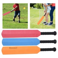 [Kesoto1] Cricket Bat Baseball Bat and Balls Comfort Grip Family Games Sport Playing Toys for Indoor